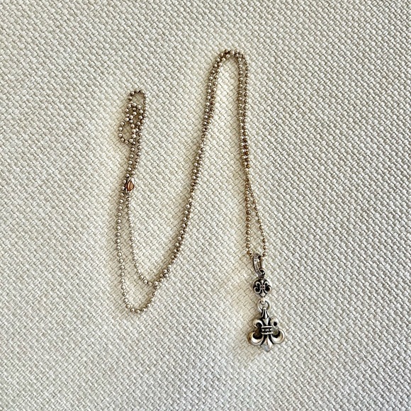 Chrome Hearts Fleur Ball Necklace in Silver - Picture 2 of 6